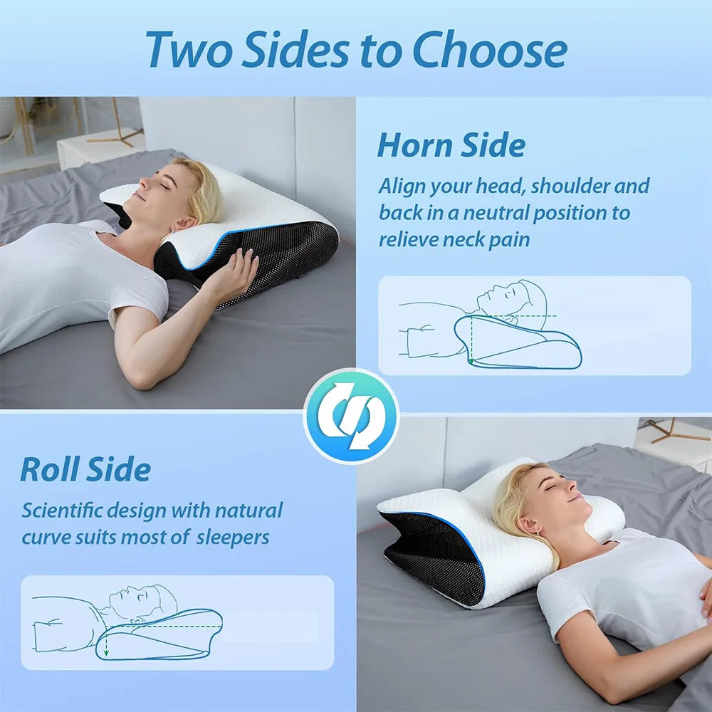 Aeromellow™ Ergonomic Butterfly Cervical Support Pillow