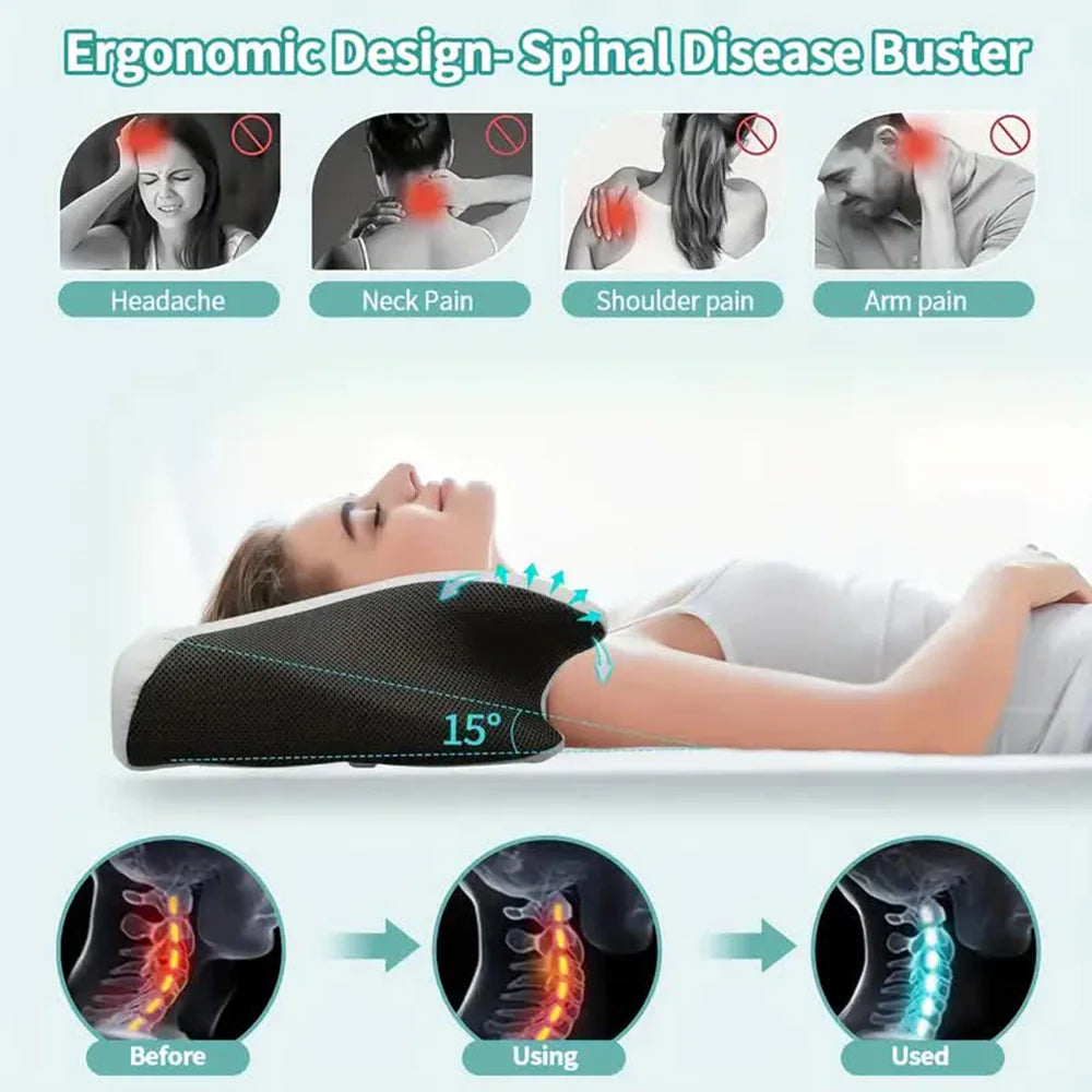 Aeromellow™ Ergonomic Butterfly Cervical Support Pillow